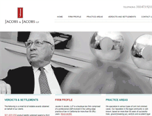 Tablet Screenshot of jacobslawyers.com